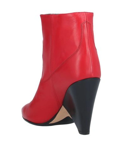 Shop Anna F. Ankle Boot In Red