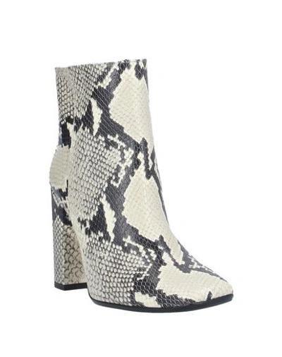 Shop Anna F Ankle Boots In Beige