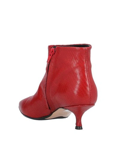 Shop Anna F. Ankle Boots In Red
