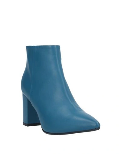 Shop Anna F. Ankle Boots In Deep Jade