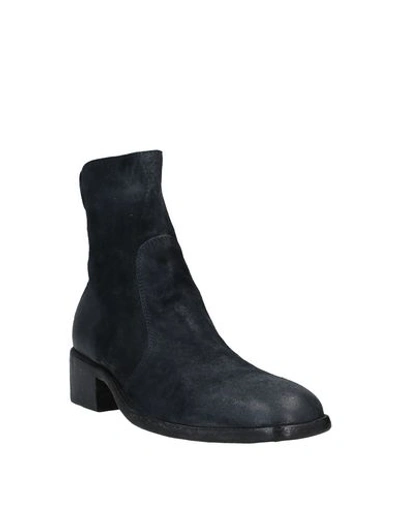 Shop Moma Ankle Boot In Dark Blue