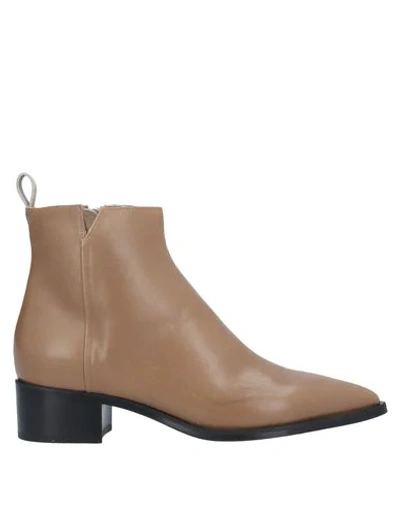 Shop Pomme D'or Ankle Boots In Sand