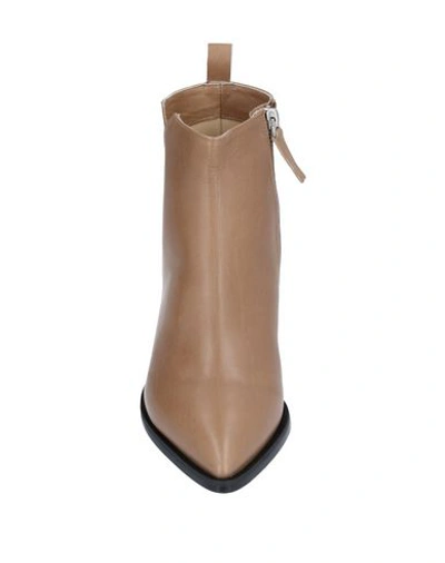 Shop Pomme D'or Ankle Boots In Sand