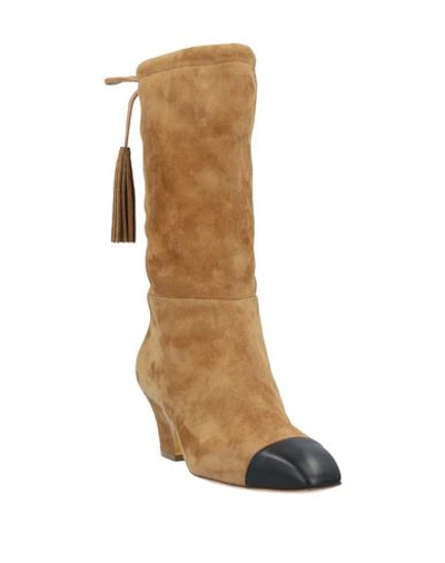 Shop Rupert Sanderson Knee Boots In Tan