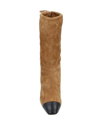 Shop Rupert Sanderson Knee Boots In Tan