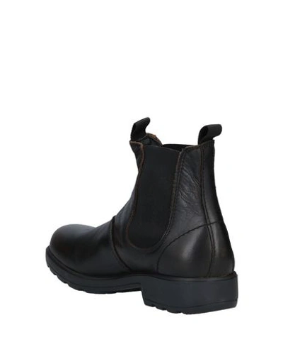 Docksteps Ankle Boots In Black