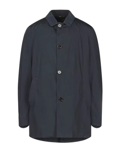 Shop Allegri Full-length Jacket In Dark Blue