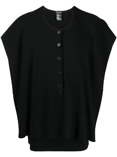 Shop Ann Demeulemeester Oversized-oberteil In Black