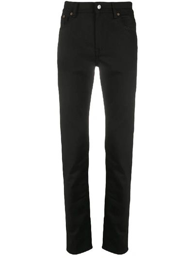 Acne Studios Black Skinny Fit Jeans In Black
