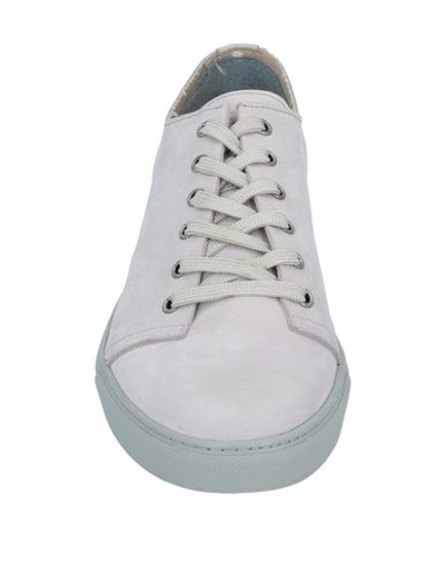 Shop Cafènoir Man Sneakers Light Grey Size 9 Soft Leather