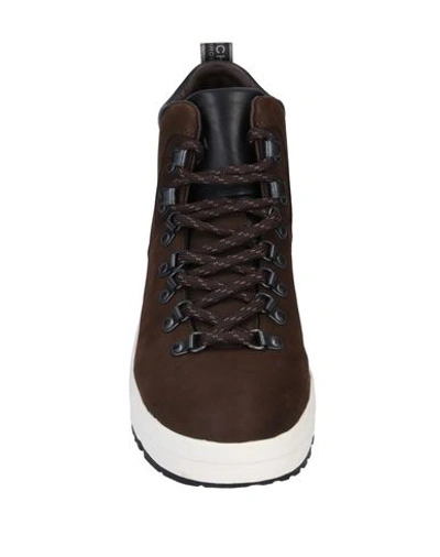 Shop Woolrich Sneakers In Cocoa