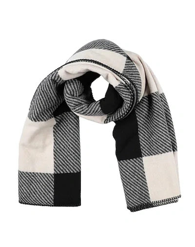 Shop Woolrich Scarves In Black