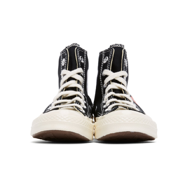 black converse edition half heart chuck 70 high sneakers