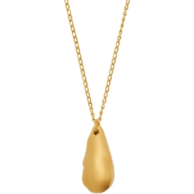 Shop Dear Letterman Gold Damaat Pendant Necklace