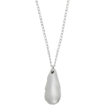 Shop Dear Letterman Silver Damaat Pendant Necklace