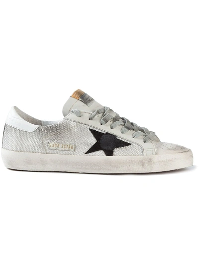 Shop Golden Goose Sneakers Mit Distressed-optik In White