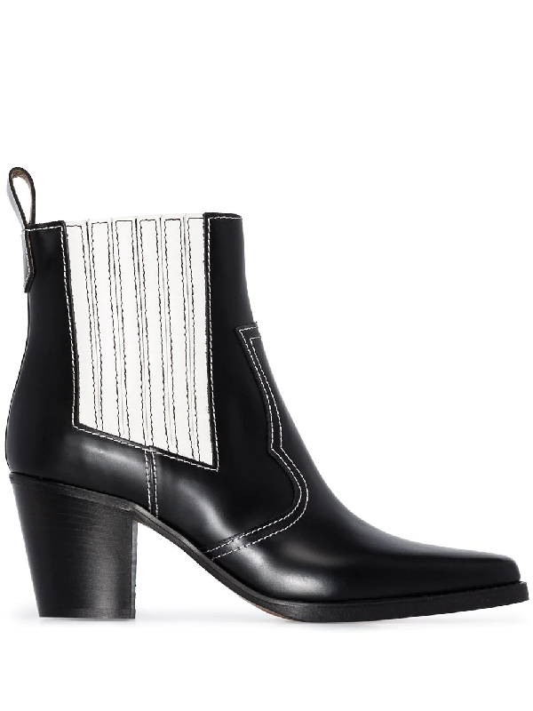 ganni black boots