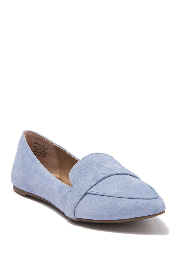 jainna suede penny loafer