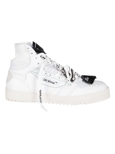 Shop Off-white White Leather Off Court 3.0 Sneakers