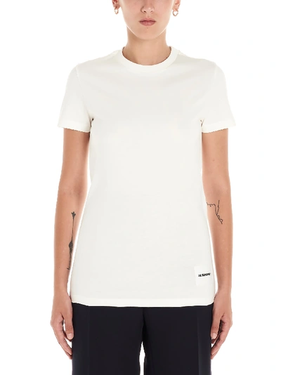 Shop Jil Sander T-shirt In White