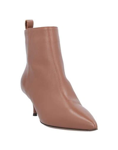 Shop L'autre Chose L' Autre Chose Woman Ankle Boots Brown Size 6 Soft Leather