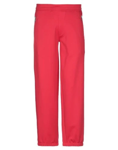 Shop Neil Barrett Man Pants Red Size Xl Polyamide, Cotton