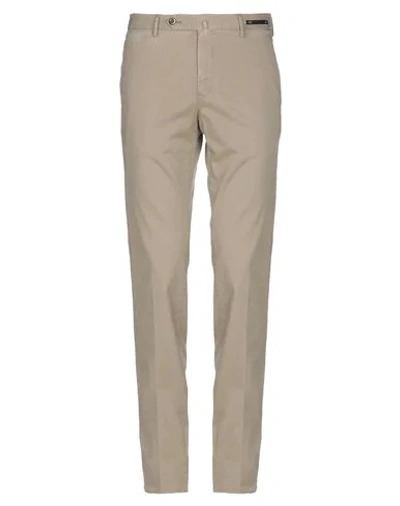 Shop Pt01 Pt Torino Man Pants Beige Size 34 Lyocell, Cotton, Elastane