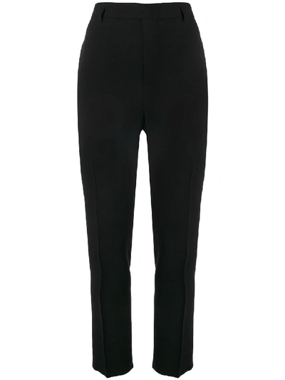 Shop Rick Owens Austin Tapered Trousers In Black