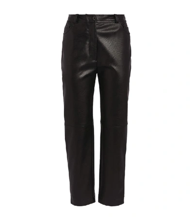 Shop Stella Mccartney Faux Leather Trousers