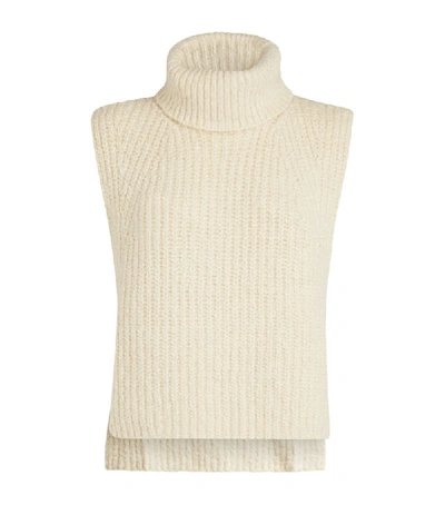 Shop Isabel Marant Étoile Megan Sleeveless Rollneck Sweater