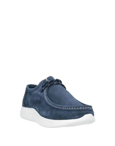 Shop Docksteps Man Sneakers Slate Blue Size 9 Soft Leather