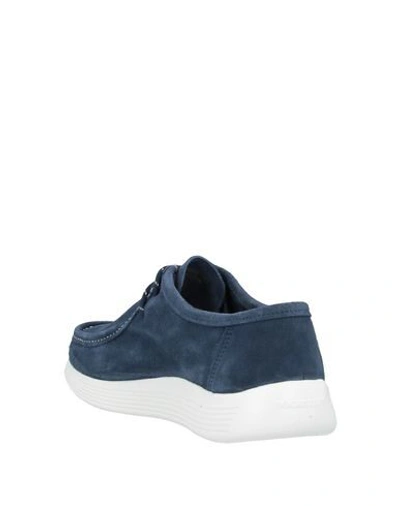 Shop Docksteps Man Sneakers Slate Blue Size 8 Soft Leather