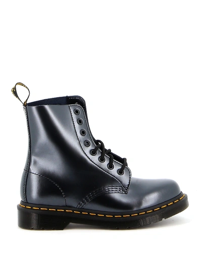 Shop Dr. Martens' 1460 Pascal Ankle Boots In Dark Grey