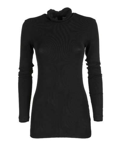 Shop Brunello Cucinelli Wool Turtleneck Sweater In Black