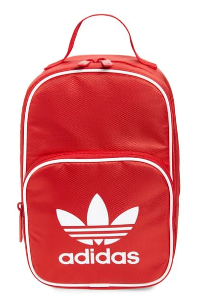 Shop Adidas Originals Originals Santiago Lunch Bag In Scarlet