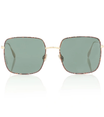 Shop Dior Stellaire1 Square Sunglasses In Green