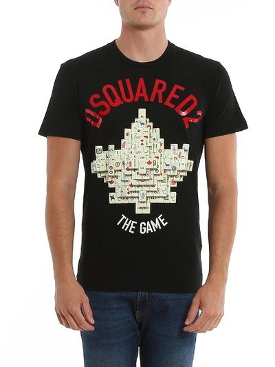 Shop Dsquared2 The Game T-shirt In Black