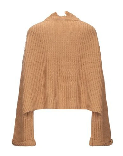 Shop Weili Zheng Woman Sweater Camel Size Xs Acrylic, Wool In Beige