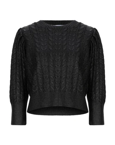 Shop Msgm Sweaters In Black