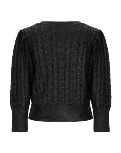 Shop Msgm Sweaters In Black