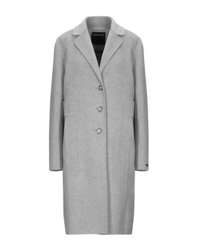 Shop Sportmax Code Coat In Light Grey