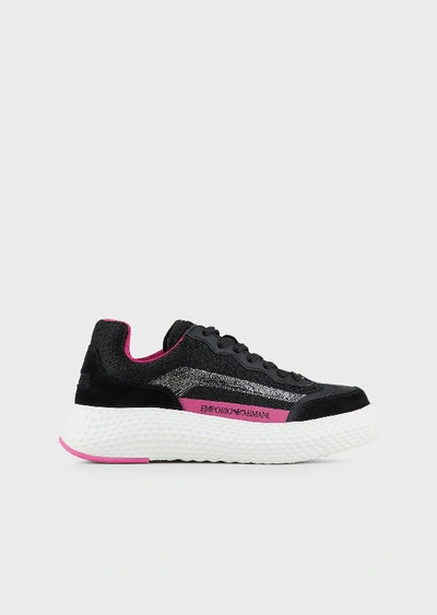 Shop Emporio Armani Sneakers - Item 11915867 In Black