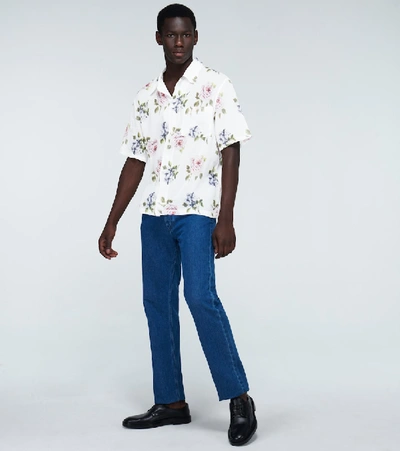 Shop Our Legacy Box Short-sleeved Cotton Shirt In Multicoloured