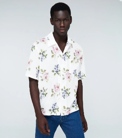 Shop Our Legacy Box Short-sleeved Cotton Shirt In Multicoloured