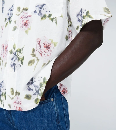Shop Our Legacy Box Short-sleeved Cotton Shirt In Multicoloured