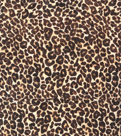 Shop Varley Sherman Leopard-print Sports Bra In Brown