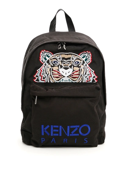 Shop Kenzo Unisex Tiger Backpack In Black