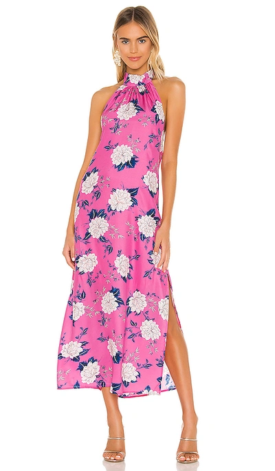 Shop Yumi Kim Lauren Dress In Morning Hot Pink