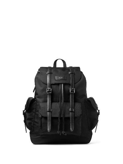 Shop Jimmy Choo Wixon Multi-pocket Backpack In Black