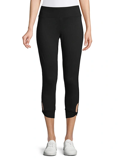 Shop Marc New York Women's Classic Capri Leggings In Black